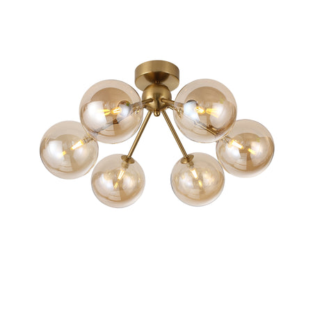 Lugano Plafondlamp Ø64 Amber