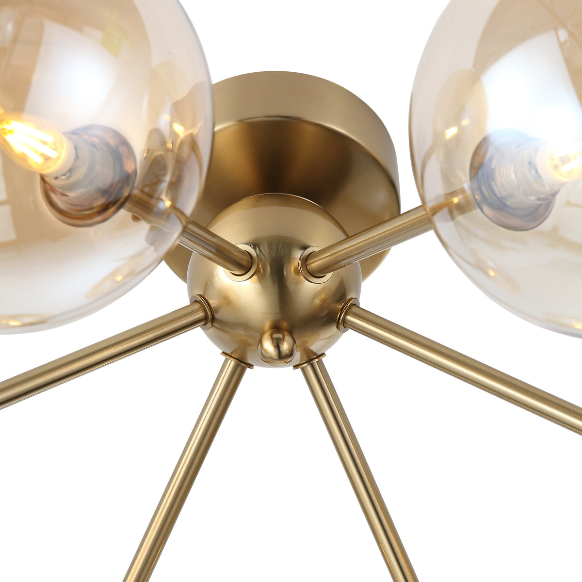 Lugano Plafondlamp Ø64 Amber