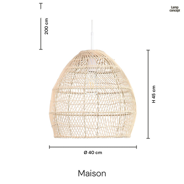 Maison Hanglamp Ø40 Zwart