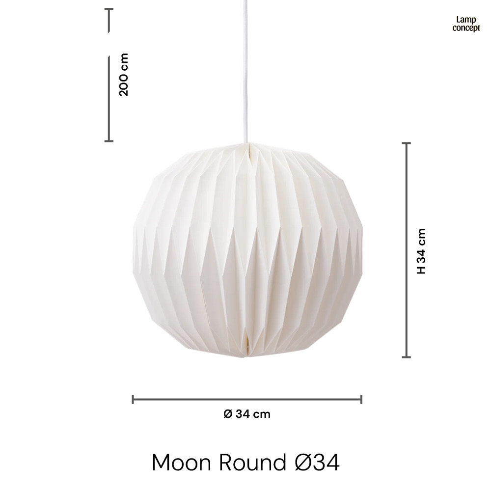 Moon Round Ø34 Hanglamp