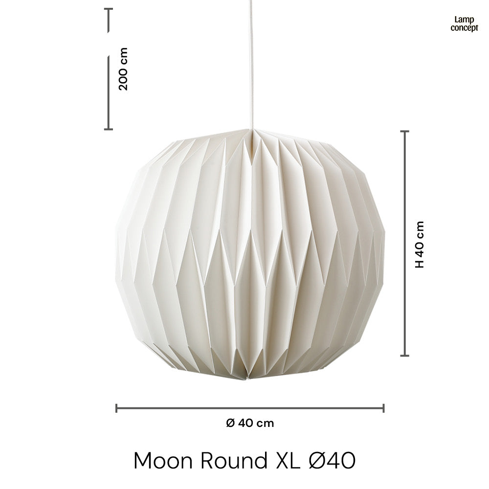 Moon Round XL Ø40 Hanglamp