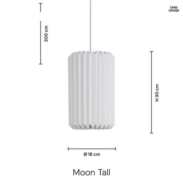 Moon Tall Ø18 Hanglamp