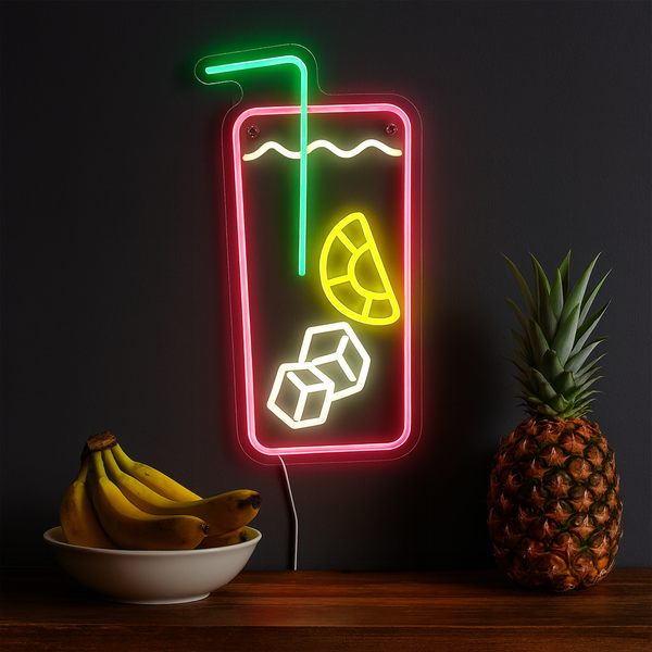 Iced Tea Neon Vägglampa
