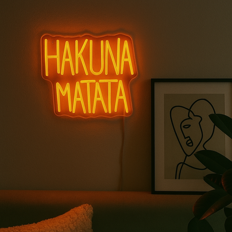 Hakuna Matata Neon Wandlamp