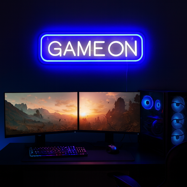 Game On Neon Wandlamp