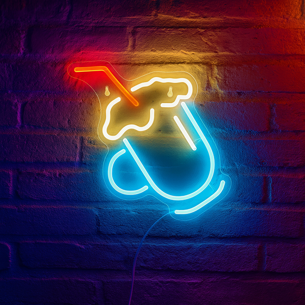 Milkshake Neon Vägglampa