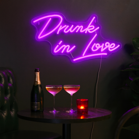 Drunk In Love Neon Wandlamp