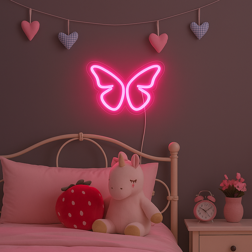 Butterfly Neonskilt - TEST VARIANT