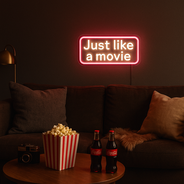 Just Like a Movie Neon Wandlamp