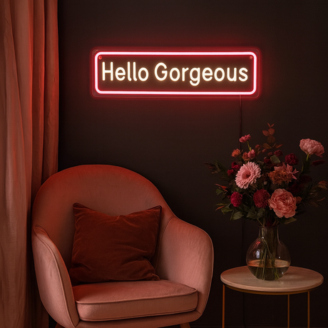 Hello Georgeous Neon Wandlamp