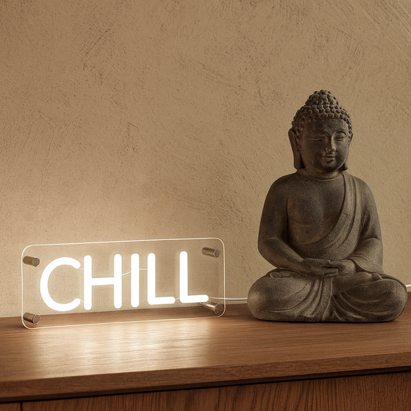 Chill LED Neon Box Tafellamp