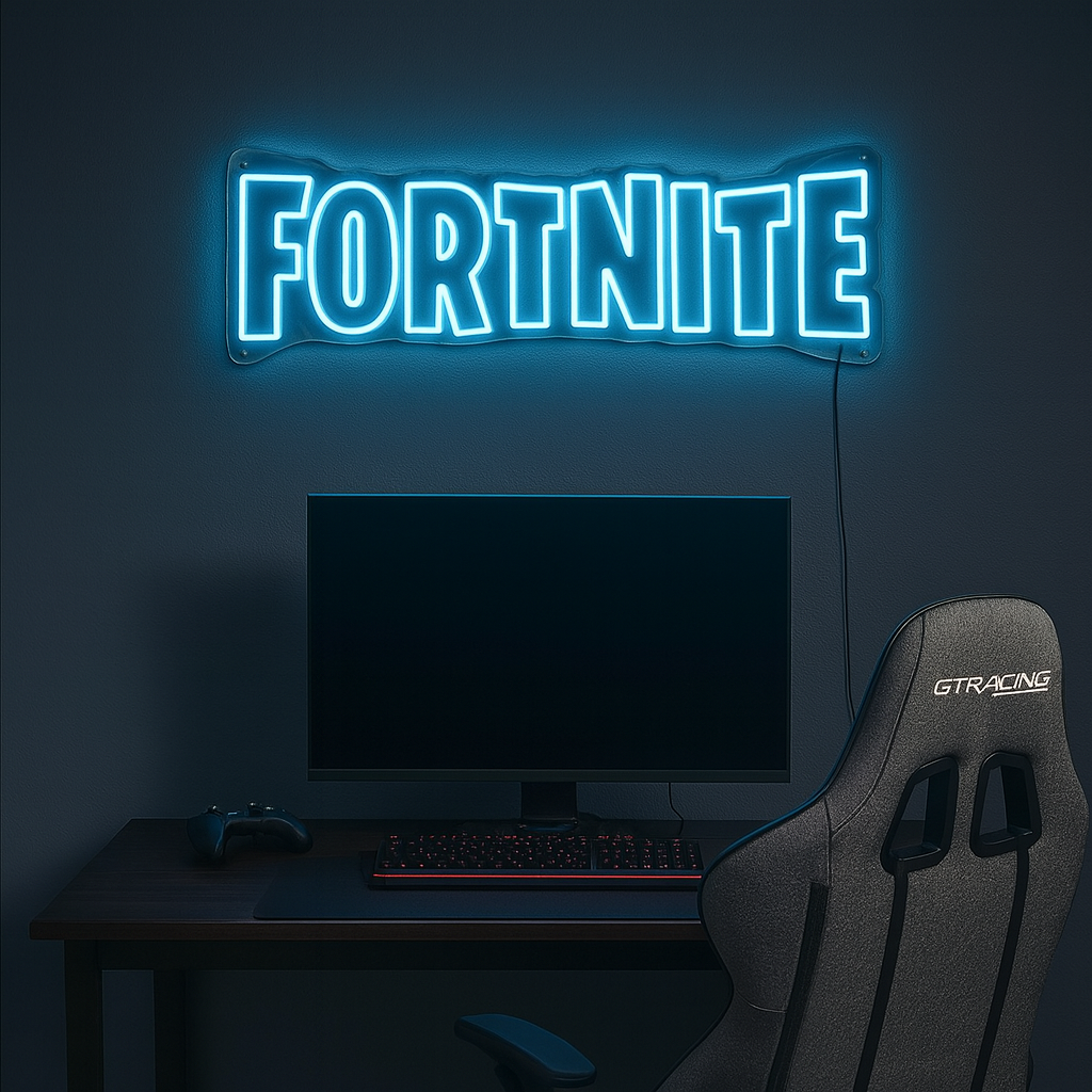 Fortnite Neon Wandlamp