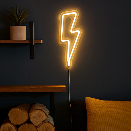 Thunder Neon Vägglampa