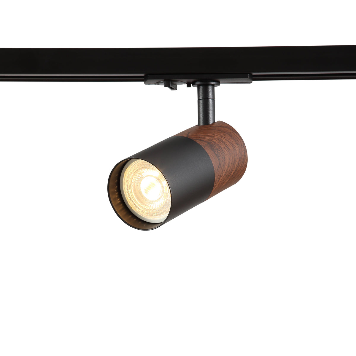 Noda Railspot GU10 Zwart/Houtlook