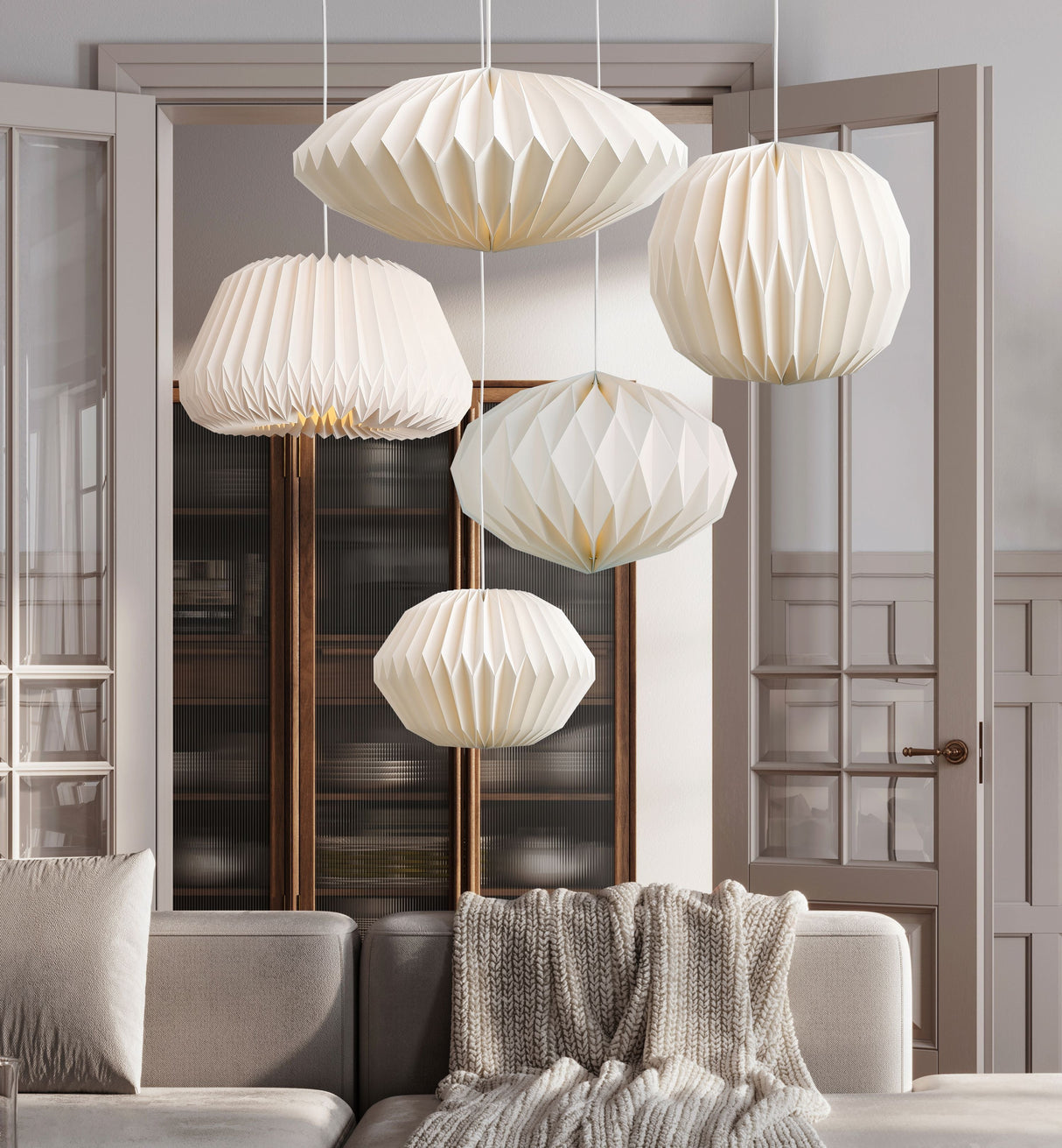 Moon Hexagon Ø30 Hanglamp