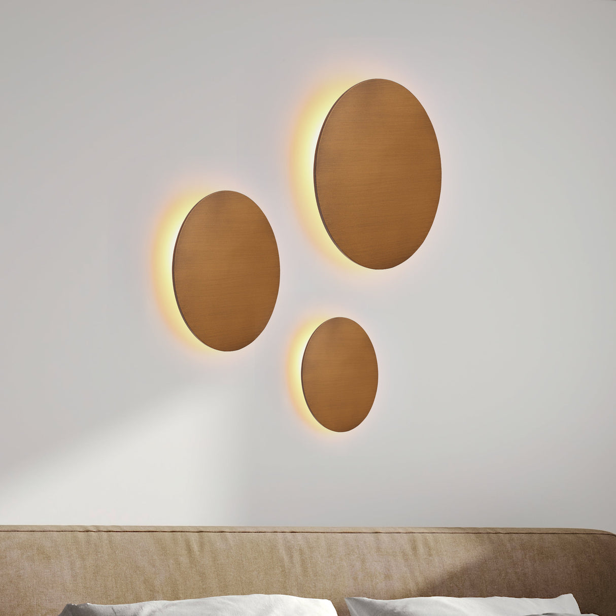 Lori Wandlamp Ø20 Messing