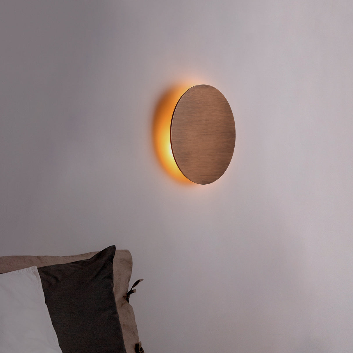 Lori Wandlamp Ø20 Geborsteld Koper