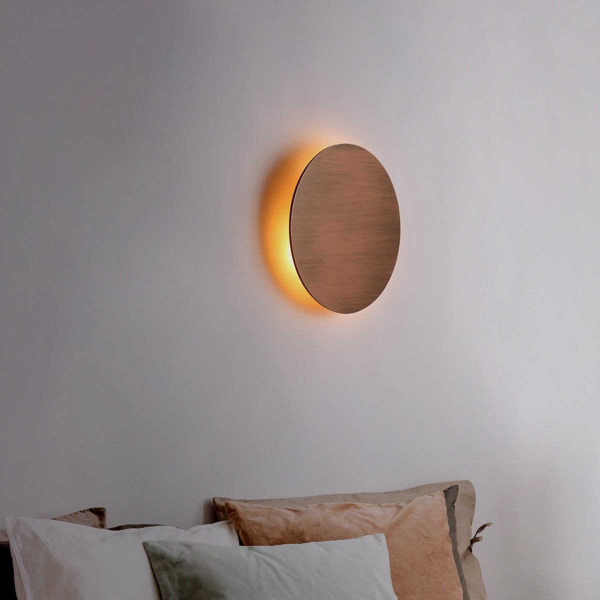 Lori Wandlamp Ø40 Geborsteld Koper