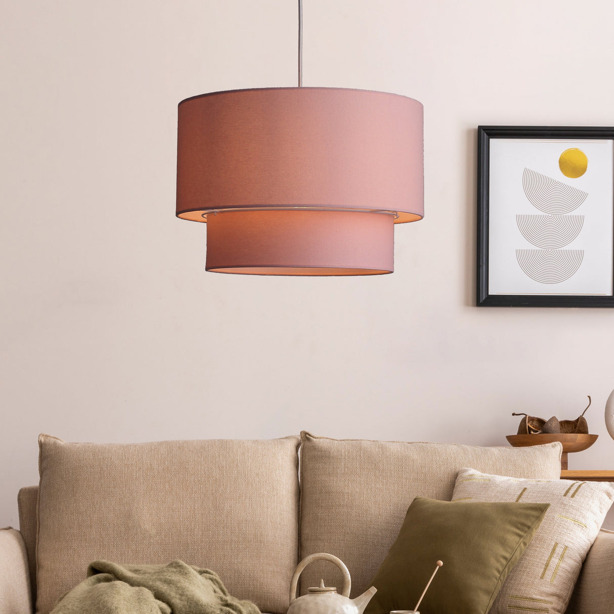 Twice Hanglamp Ø45 Fuss Pink