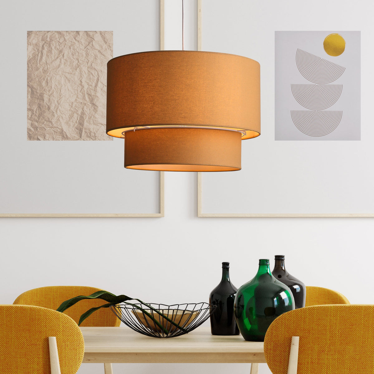 Twice Hanglamp Ø45 Beige