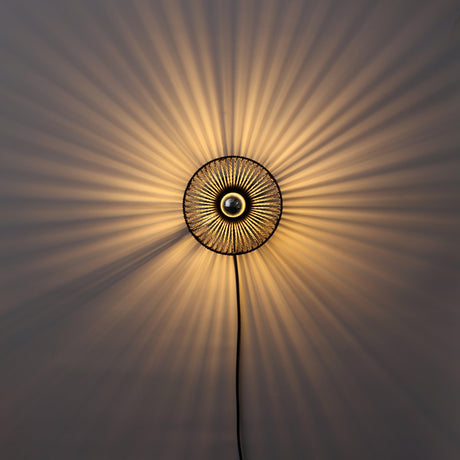 Wave Vägglampa Ø20 Sort-Lampconcept.se