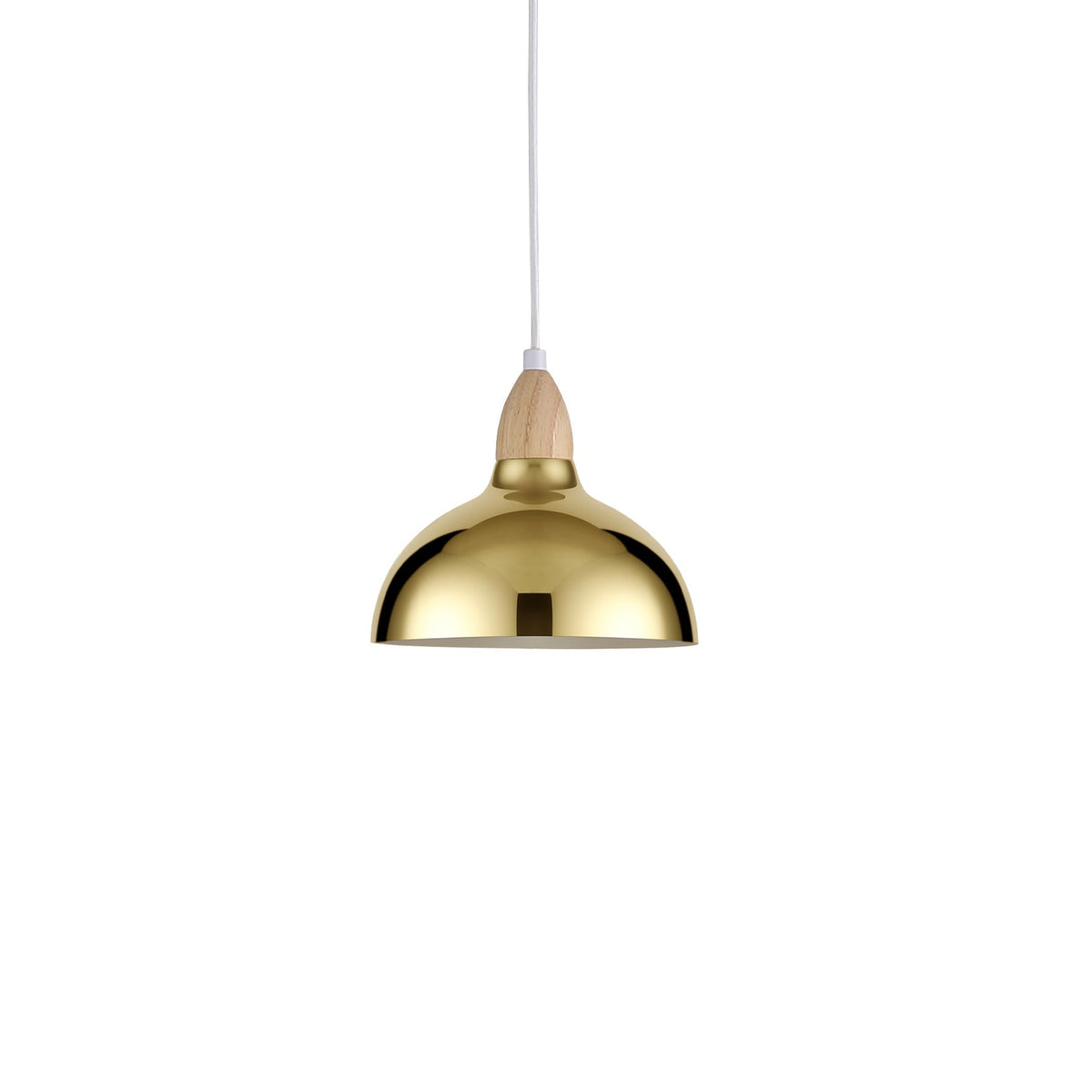 Oak Hanglamp Ø19 Helder Messing