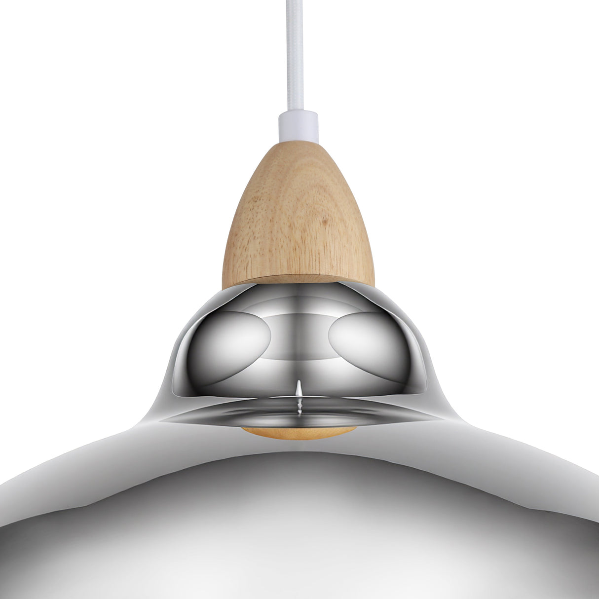 Oak Hanglamp Ø35 Chroom