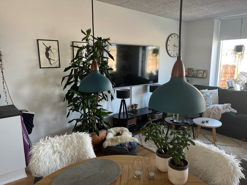 Oak Taklampa Ø24 Petroleum