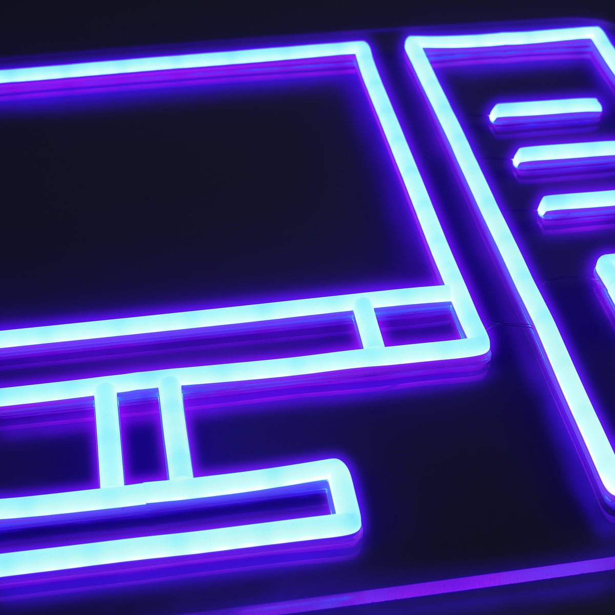 Computer Neon Vägglampa-Lampconcept.se