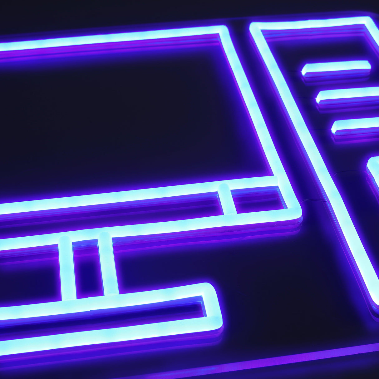 Computer Neon Vägglampa-Lampconcept.se