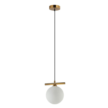 Merseta Taklampa Ø15 Mässing/Opal-Lampconcept.se