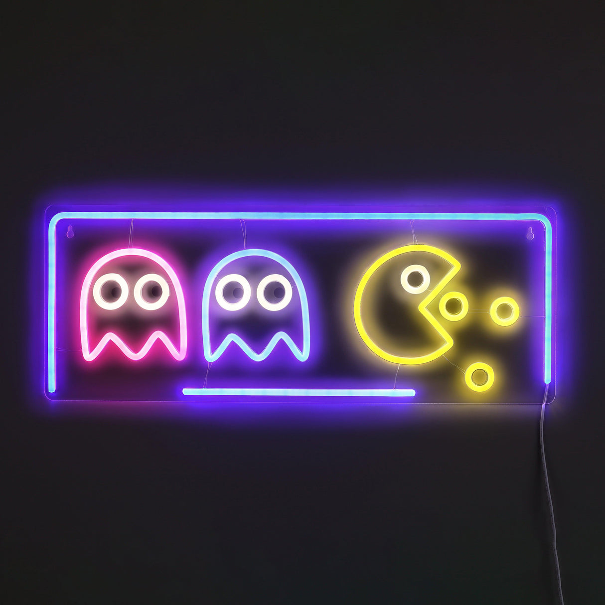 Pacman Neon Vägglampa-Lampconcept.se