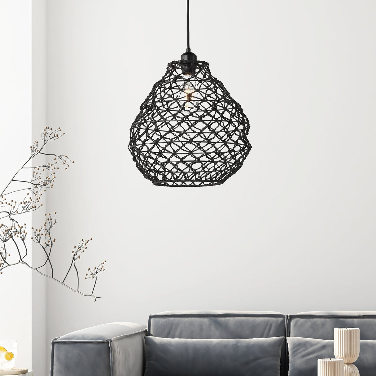 Wavy Taklampa Ø35 Svart-Lampconcept.se