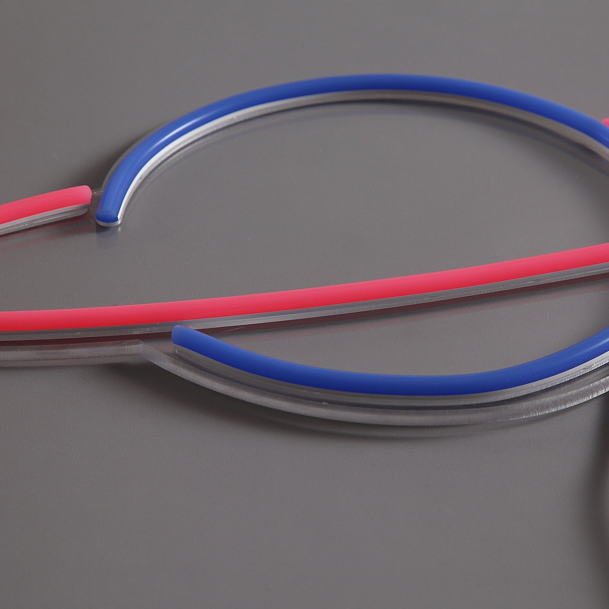 Saturn neon Vägglampa Blå/Rosa-Lampconcept.se