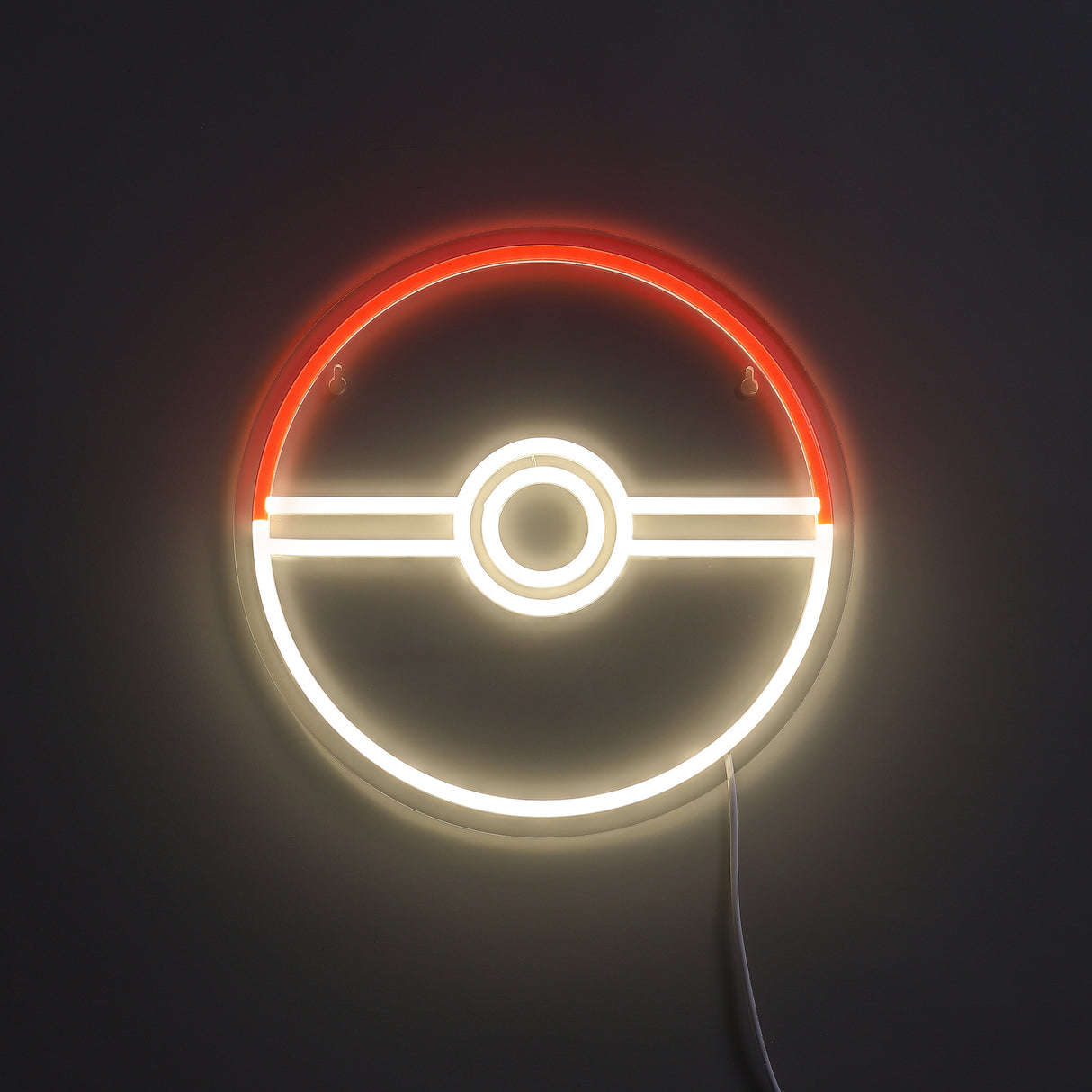 Pokéball Neon Vägglampa-Lampconcept.se
