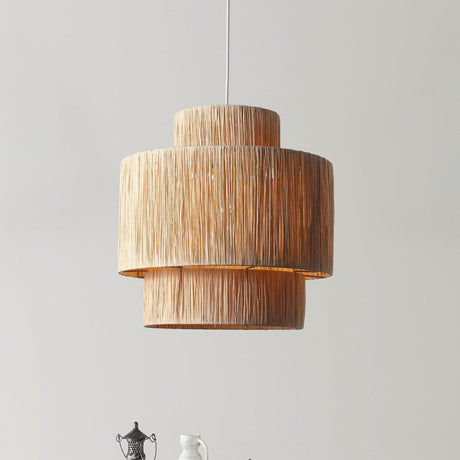 Deia Raffia Taklampa-Lampconcept.se