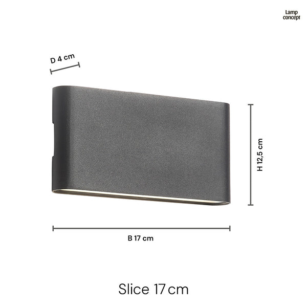 Romano 17cm LED IP54 Buiten