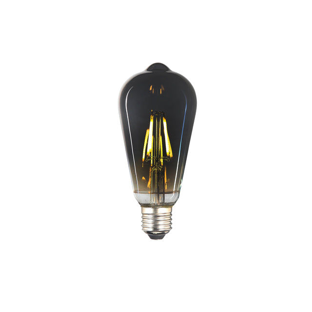 E27 4W 2200K ST64 Smoke-Lampconcept.se