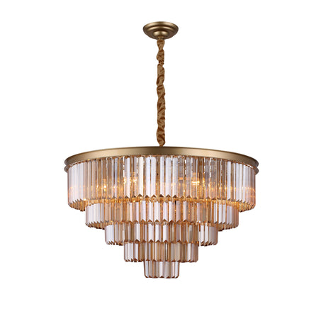Santorini Lysekrone Ø80 Amber-Nordic Seasons-OutletLamper.dk