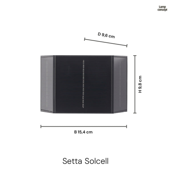 Setta Solar Wandlamp