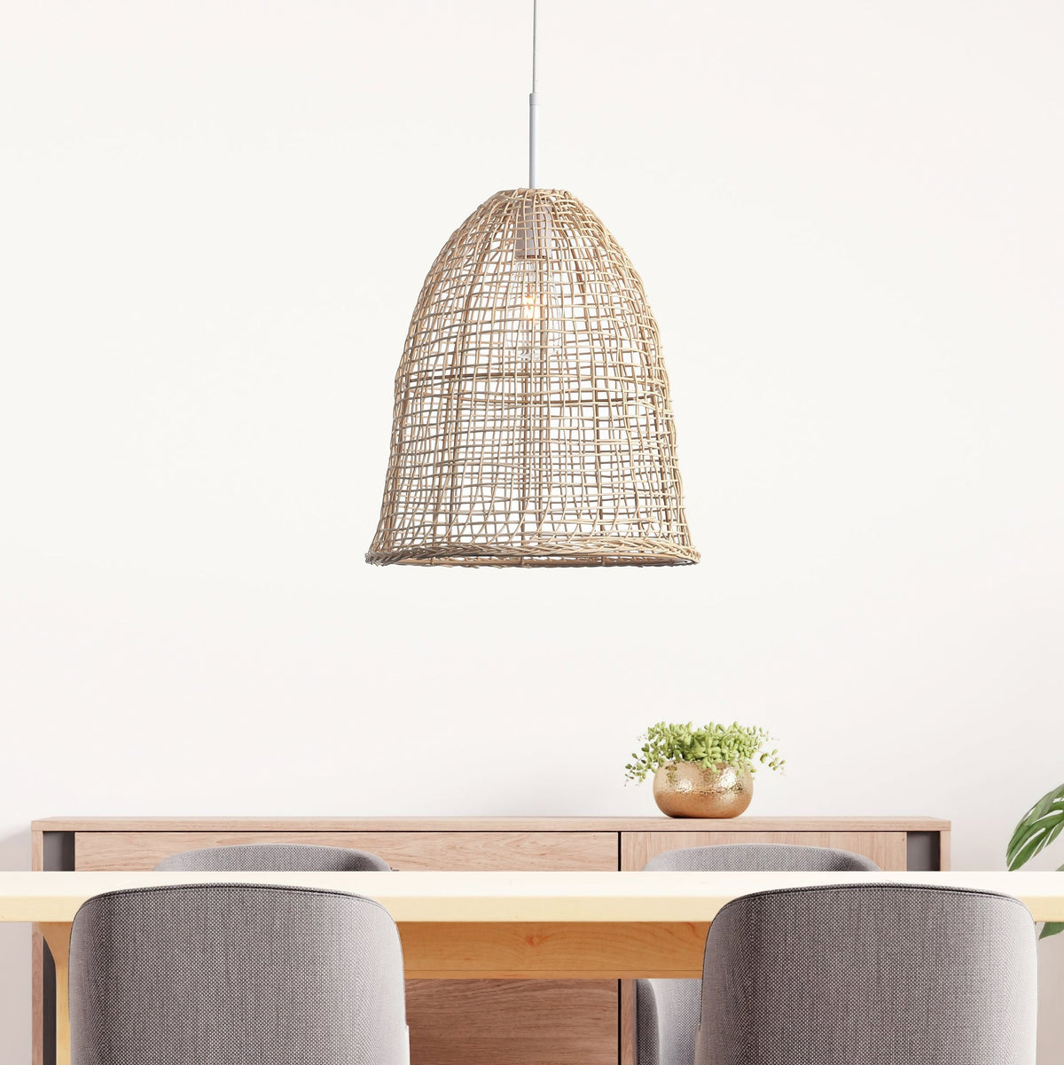 Celis Rattan Taklampa Ø35-Lampconcept.se