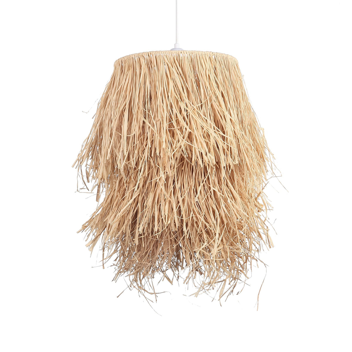 Straw Raffia Taklampa-Lampconcept.se