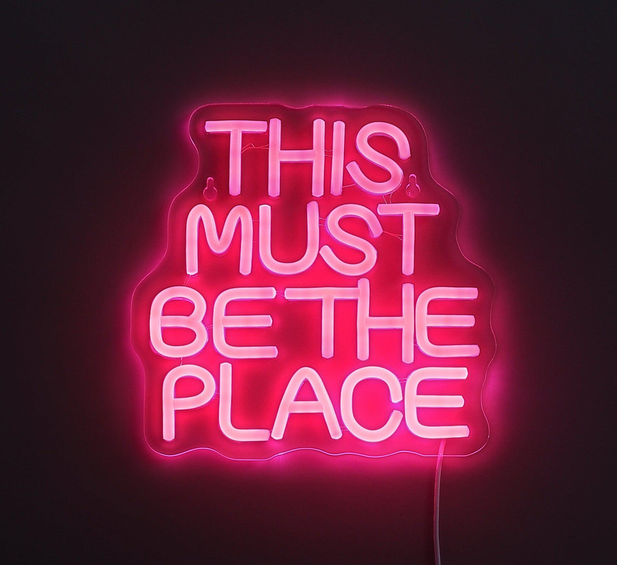 This Must Be The Place Neon Vägglampa-Lampconcept.se