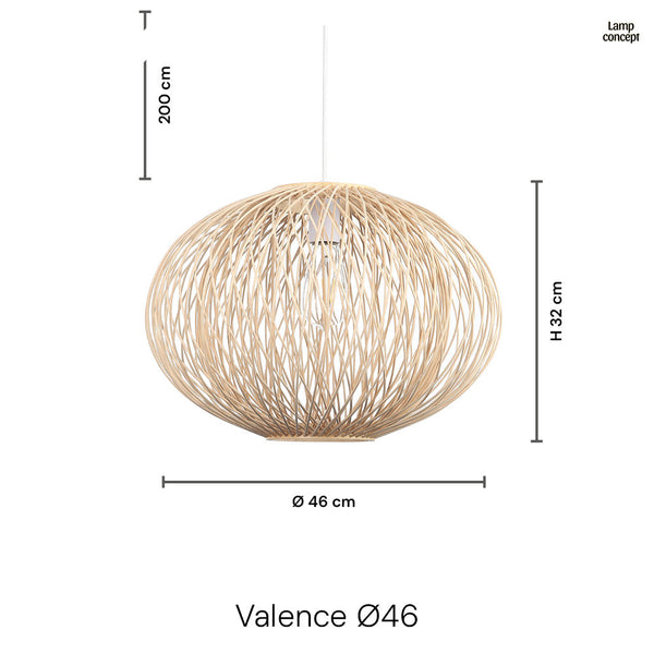 Valence Hanglamp Ø46 Zwart
