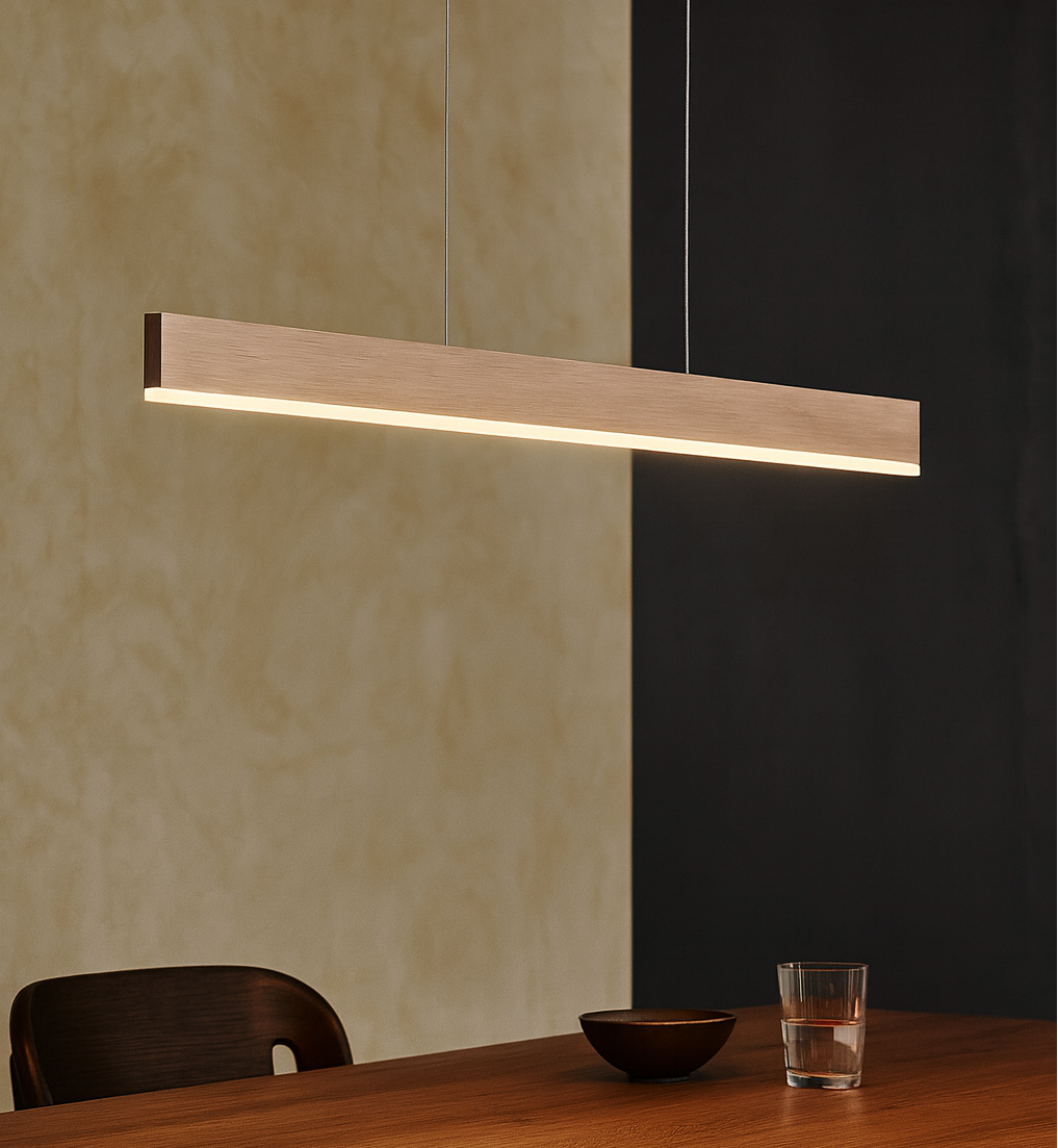 Vision Lange Hanglamp Koper