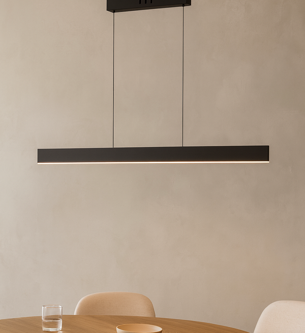 Vision Lange Hanglamp Zwart