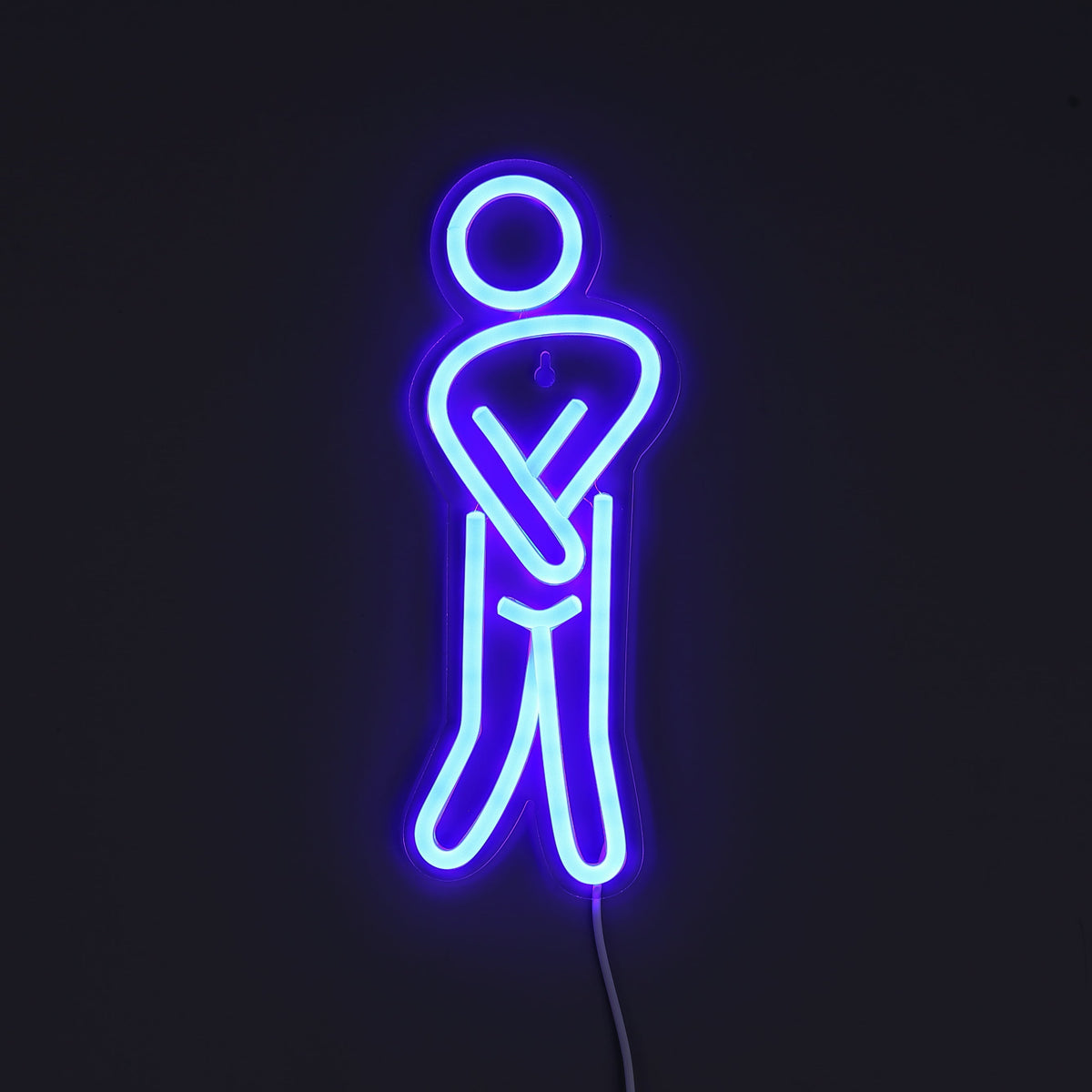 WC Man Neon Væglampe