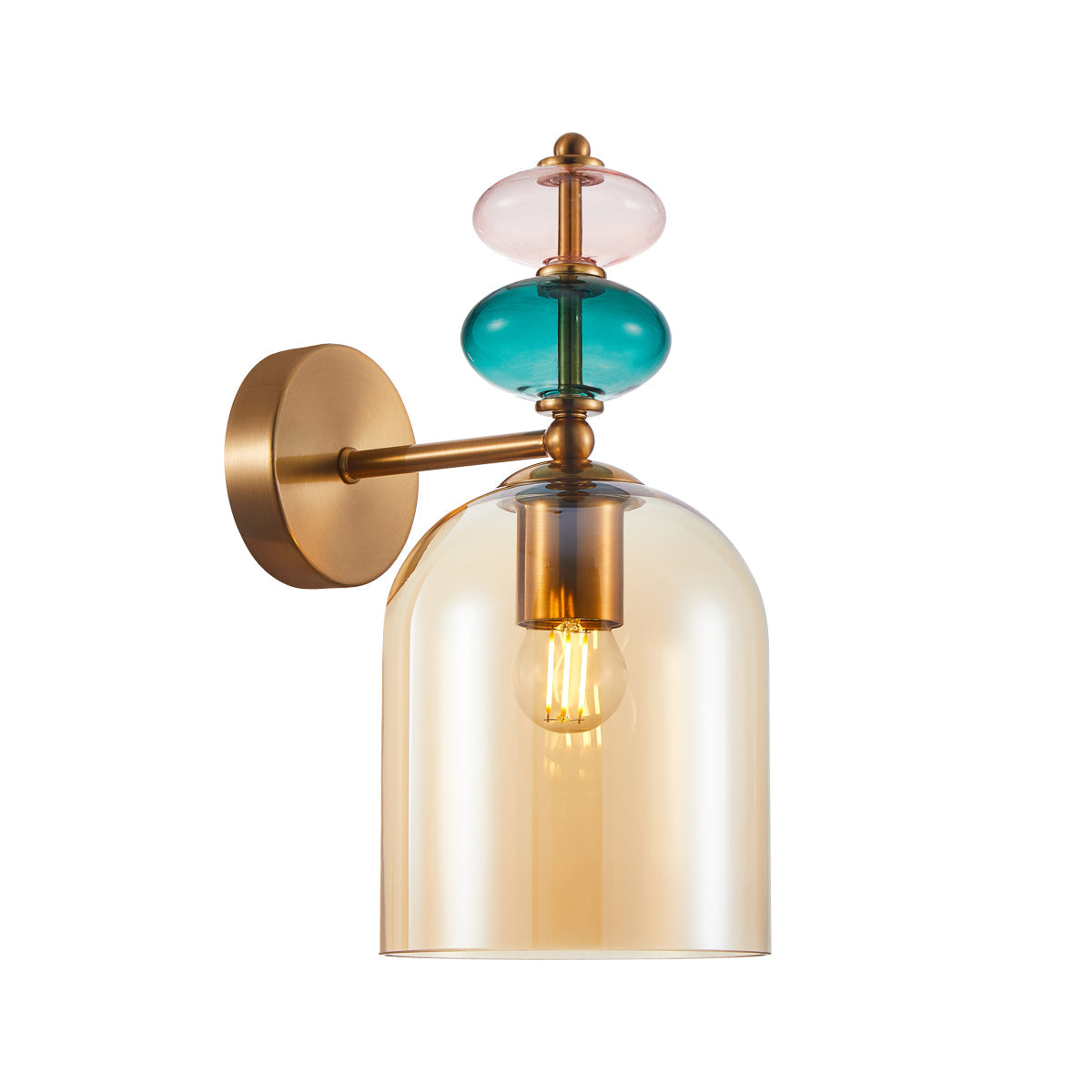 Busco Vägglampa Amber