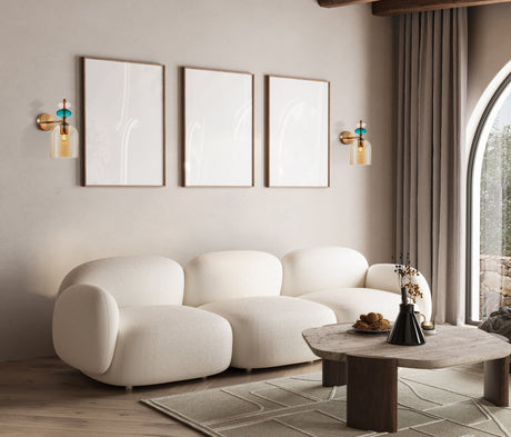 Busco Vägglampa Amber