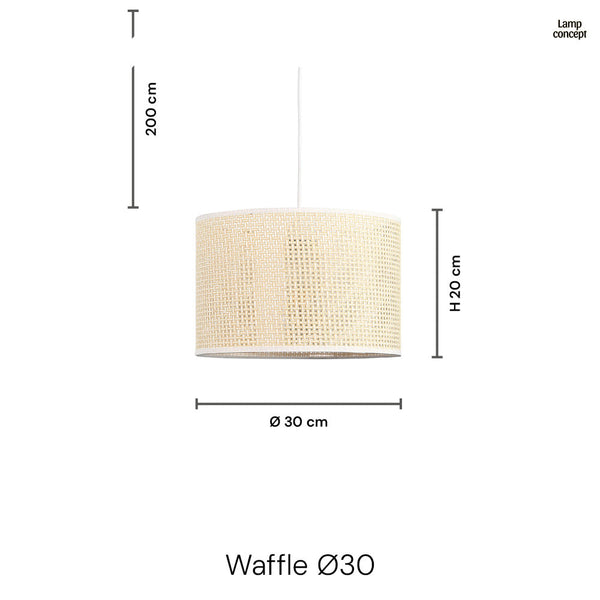 Waffle Hanglamp Ø30